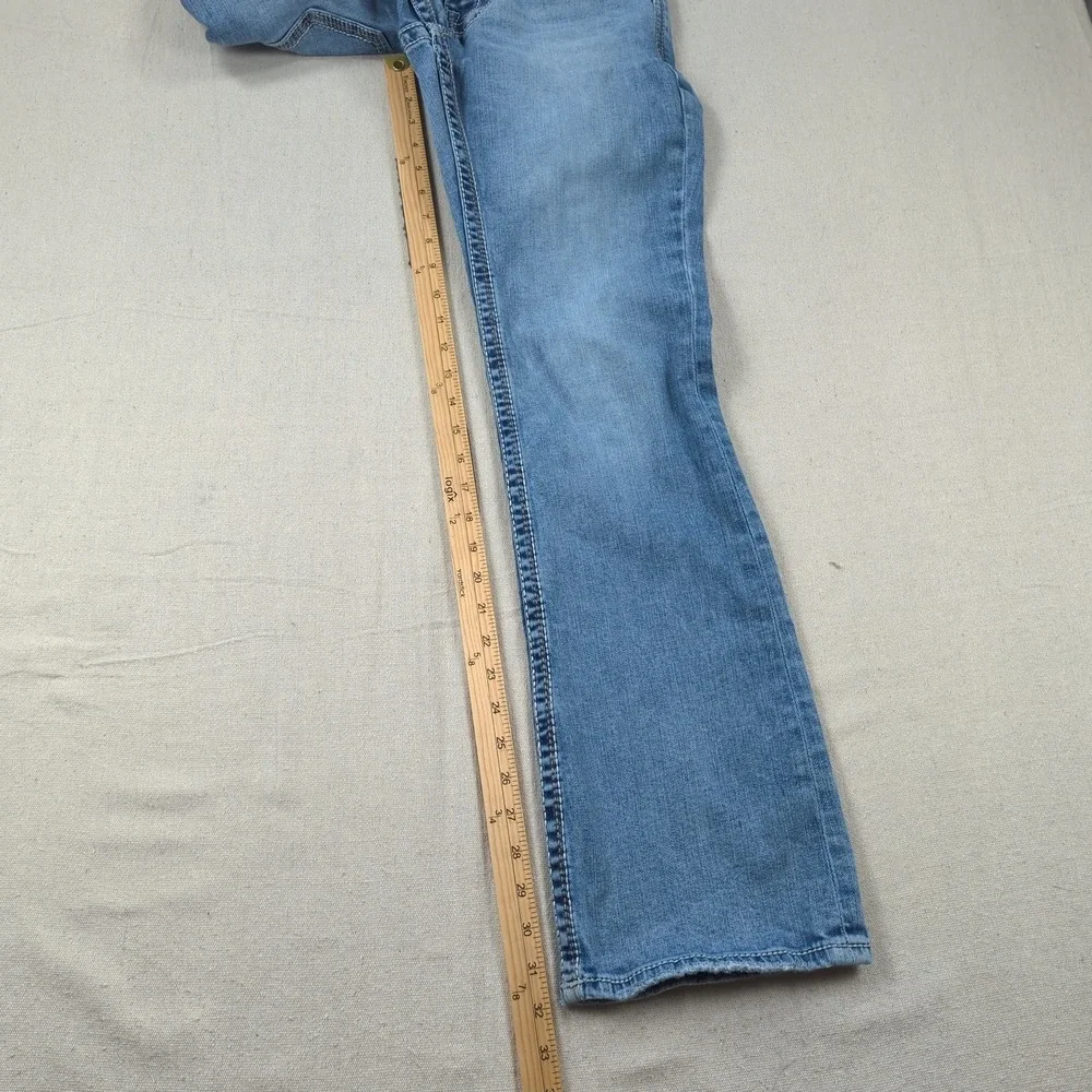 BKE Jeans Mens 29x32 Blue Fulton Boot Cut Western Cowboy Light Wash